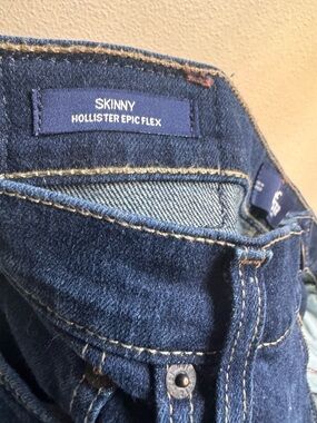 Hollister Epic Flex Skinny Jeans in Deep Blue